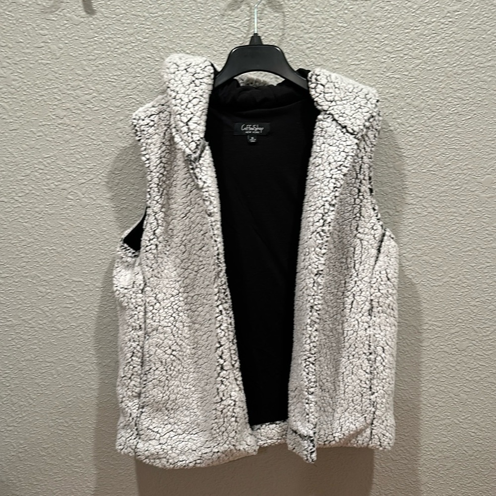 Faux fur vest